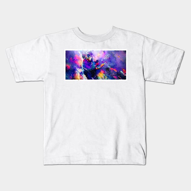 Sparkle Gambit Watercolor Kids T-Shirt by Watery